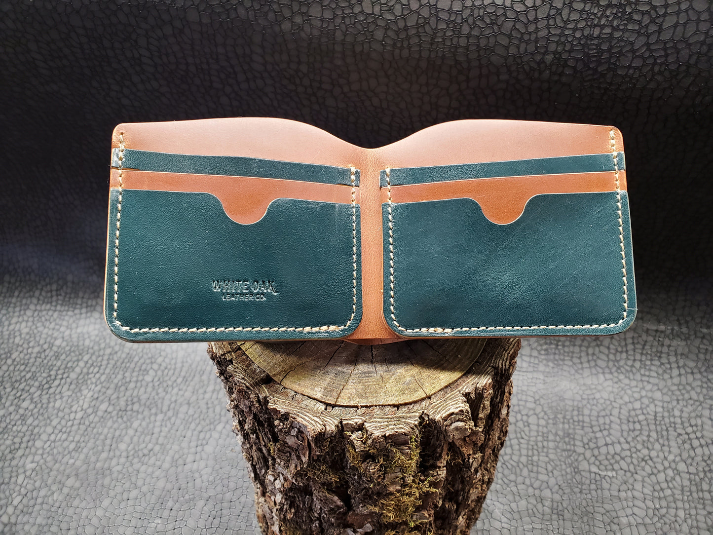 BURRARD Bifold Wallet (English Tan & Green)